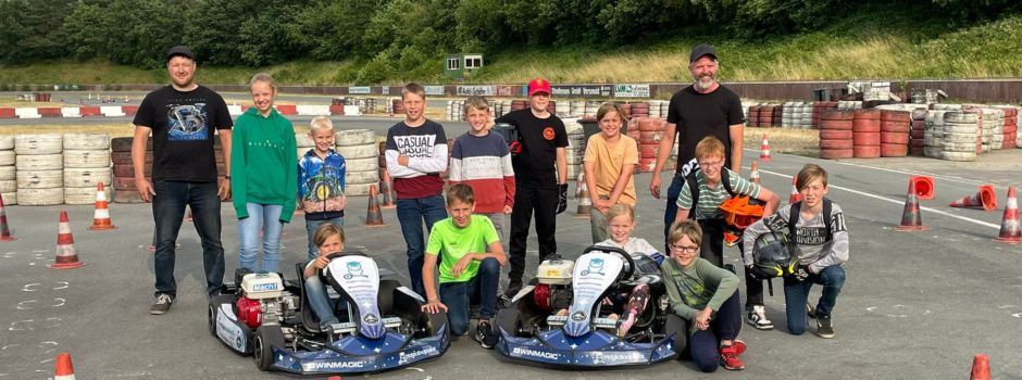 Kartslalom: 12 Kinder testen die Breitensportvariante in Harsewinkel