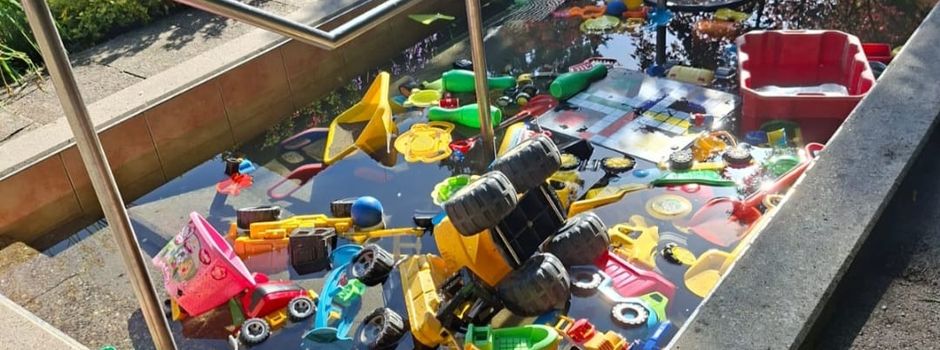 Vandalismus am Spielplatz am Wasserkraftwerk