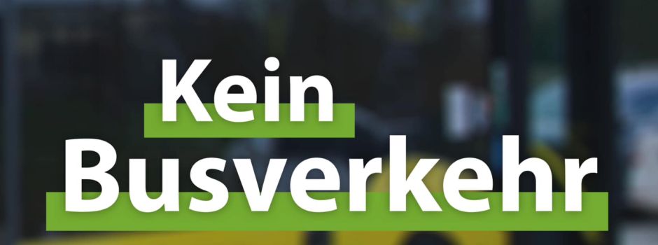Nahverkehr wird am 13. bis 14. und 17. bis 19.03.2025 bestreikt