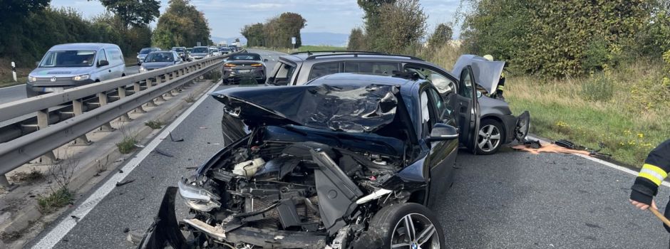 Schwerer Verkehrsunfall auf A60 bei Mainz