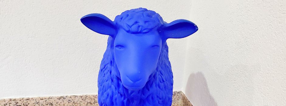 Ein blaues Schaf fürs Rathaus