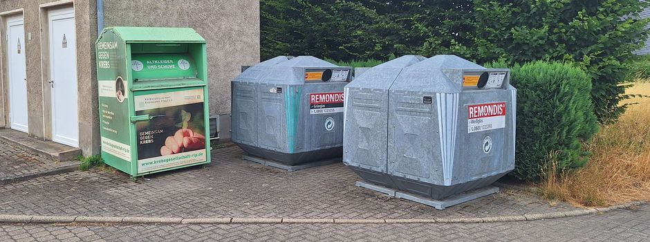 Informationen vom Bauhof – Altglas- und Altkleidercontainer