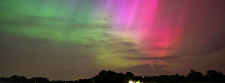 Polarlichter bringen Deutschlands Nachthimmel zum Leuchten