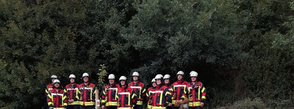 Feuerwehr Oberwiesen beteiligt sich an Baumpflanz-Challenge 