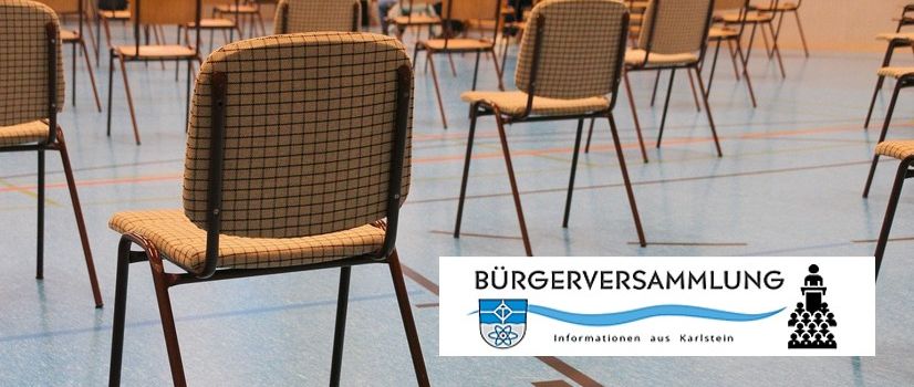 2. Bürgerversammlung - heute, 19:30 Uhr