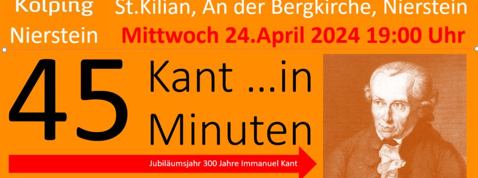 Kant... In 45 Minuten