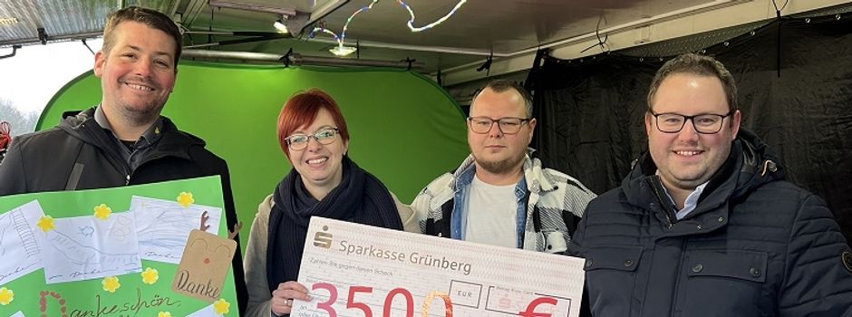 3.500 € für die Kita Zauberwald - erfolgreiche Aktion der Grünberger Markthalle - Stadt Grünberg sagt DANKE -