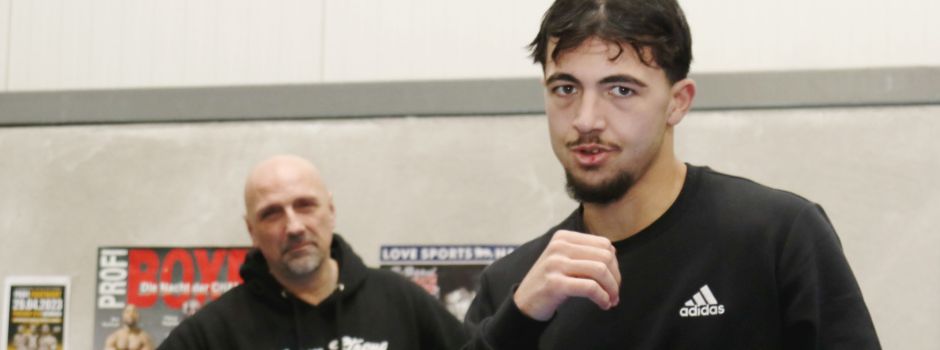 Leondrit Gashi: junger Profiboxer aus Niederkassel boxt um WM-Titel