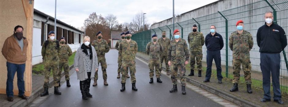 Bundeswehrsoldaten unterstützen auch Impfzentrum in Ingelheim