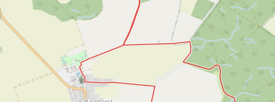 Wanderweg: Mühlenrade-Basthorst