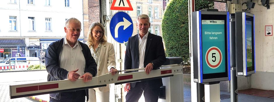 Erstes Parkhaus in Wiesbaden hat Kennzeichenerfassung