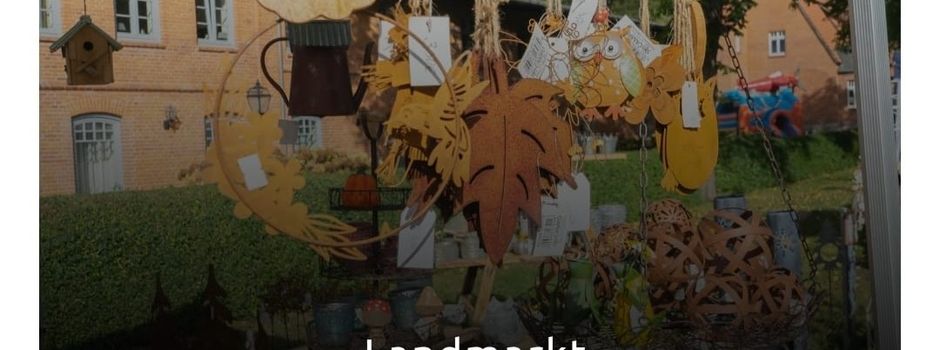 Großer Landmarkt rund im das 
Schloss Basthorst 