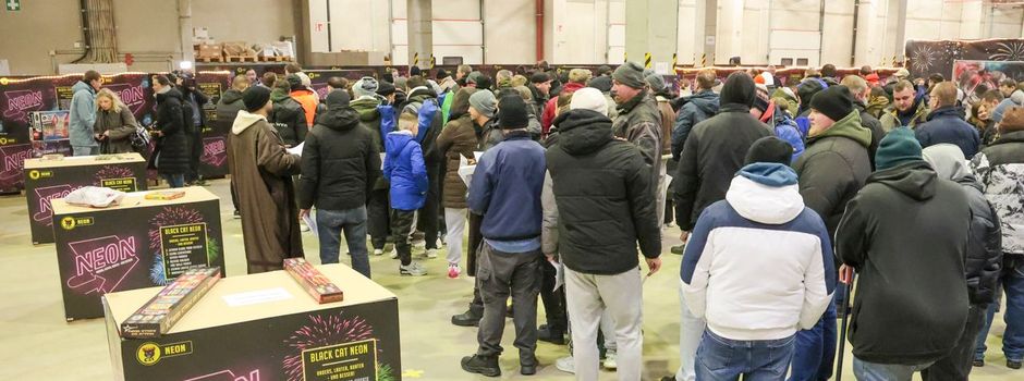 Ansturm auf Feuerwerk für Silvester