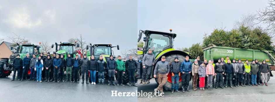 KLJB Herzebrock und KLJB Clarholz-Lette sammelten Weihnachtsbäume ein