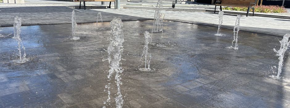Update: Wasserspiel wieder in Betrieb