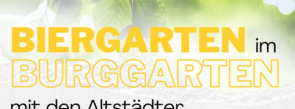 Biergarten im Burggarten