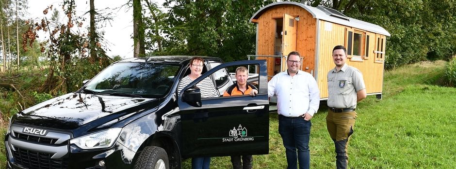 Neues Betriebsfahrzeug für den Stadtwald Grünberg