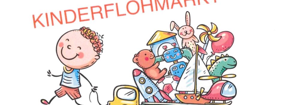 Kinderflohmarkt im Kindergarten: Verkauf von Kinderkleidung/ -Spielsachen