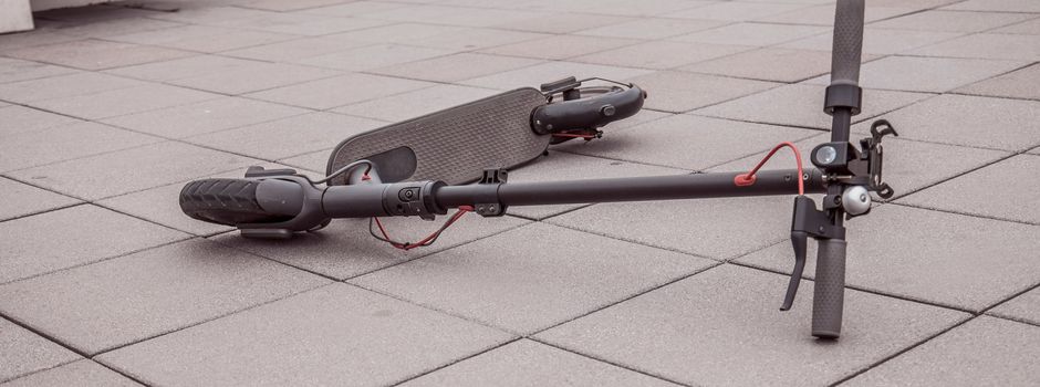 Unfall zwischen zwei E-Scootern
