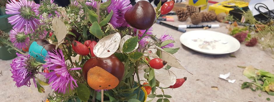 Herbstzauber beim gemeinsamen Bastelnachmittag!
