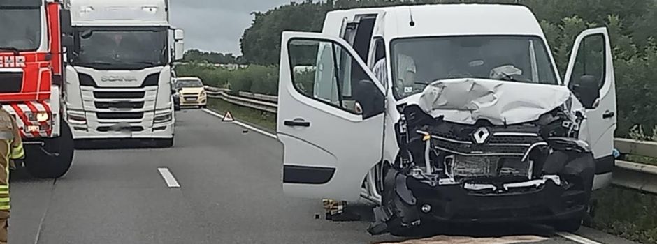 Feuerwehreinsatz auf A63 bei Nieder-Olm