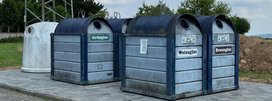 Neuer Stellplatz für Glascontainer
