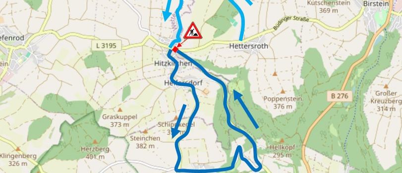 Fahrgastinformation / Umleitungsplan