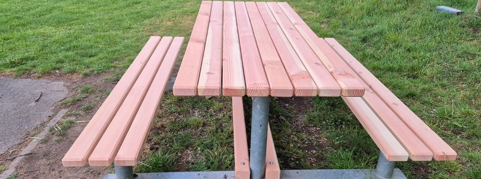Picknicktisch erneuert