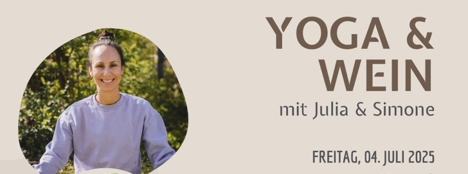 Yoga & Wein mit Julia und Simone