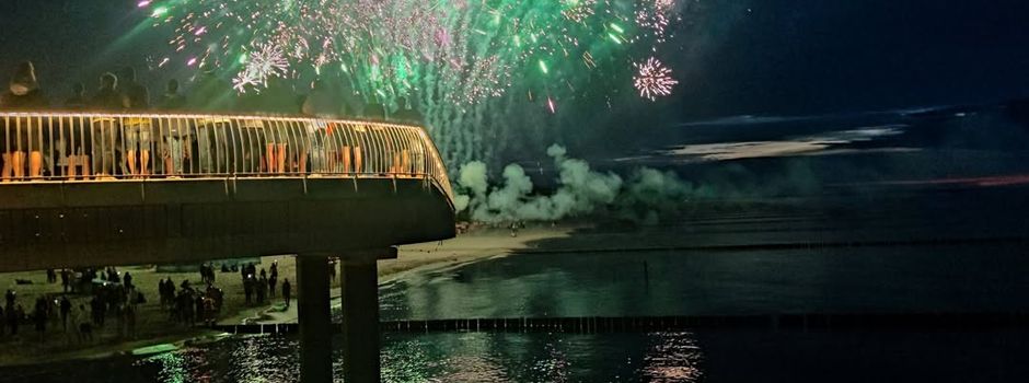 XXL-Strandfeuerwerk