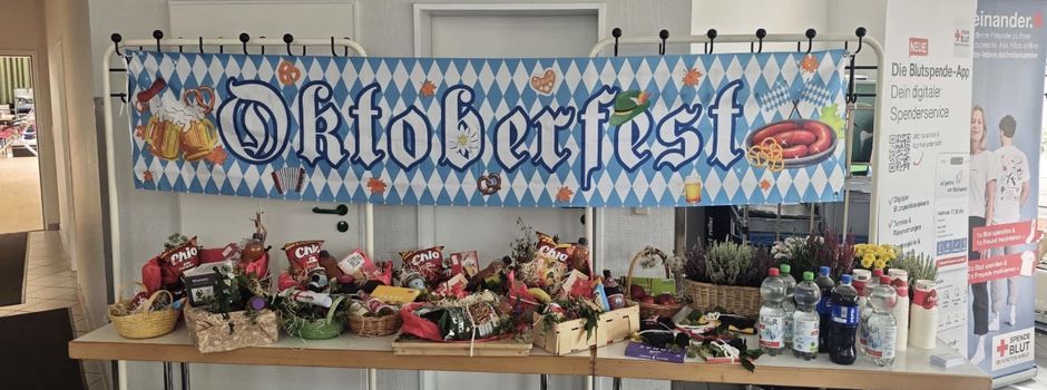 Mottoblutspende im Oktoberfest-Stil 
