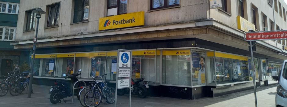 Aus für Postbankfiliale in der Großen Langgasse