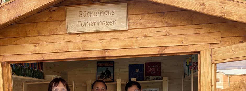 Das Bücherhaus ist gefüllt und offen 