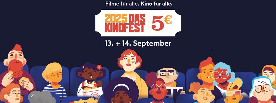 Nur noch wenige Tage bis zum KINOFEST 2025 bei CineStar!