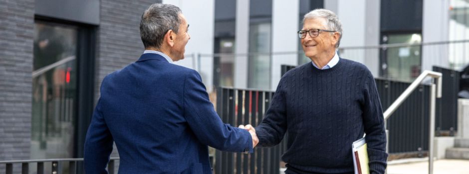 Bill Gates in Mainz: Star-Unternehmer besucht BioNTech