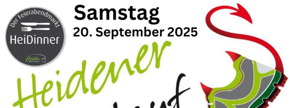 Heiden feiert ein Mega-Wochenende!