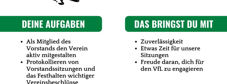 Schriftwartin/Schriftwart gesucht