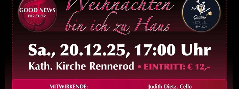 Großes Weihnachtskonzert mit „GOOD NEWS“