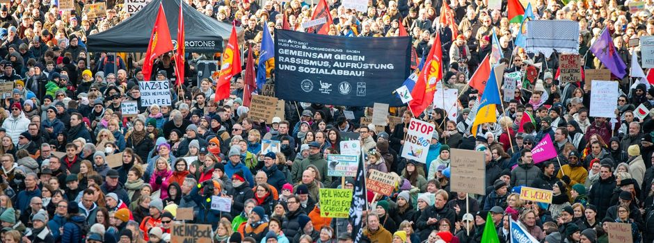 Hunderttausende bei Demos gegen rechts