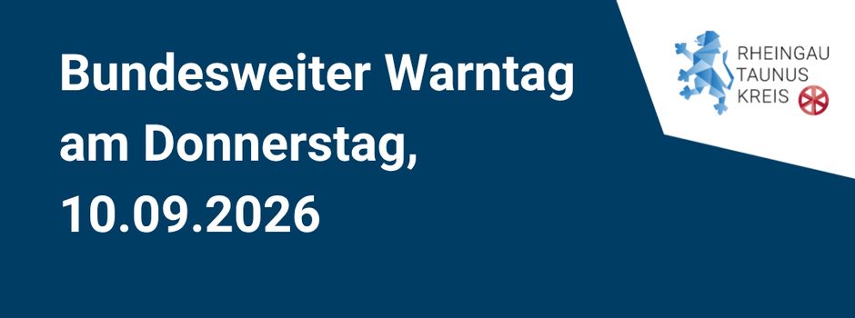 Hessenweiter Warntag 2026 in Waldems: Sicherheitscheck für alle
