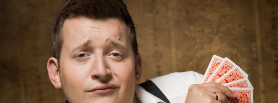 "Kösling geht aufs Ganze" - das neue Kabarett-Programm von Marcel Kösling am 7. Juni in Guntersblum