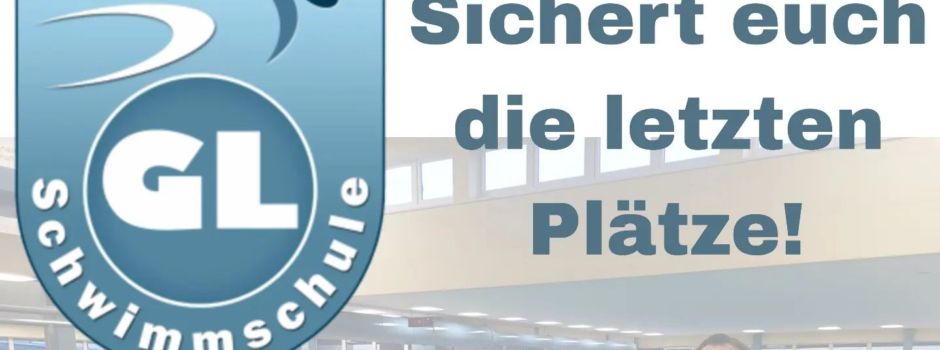 Freien Plätze in Schwimmkursen der GL Schwimmschule. Jetzt anmelden!