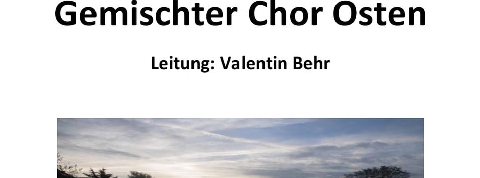 Gemischer Chor Osten
Konzert in St. Petri Osten