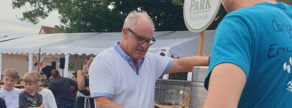 Fassanstich zur Kerwe in Schopp