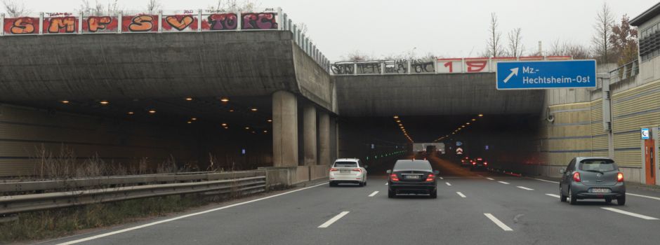 Hechtsheimer Autobahntunnel wird saniert: Das ist der Plan
