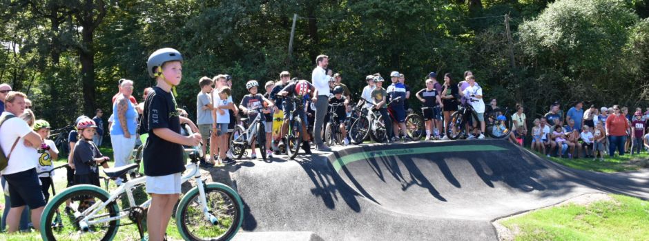 Pumptrack in Herzebrock offiziell eröffnet