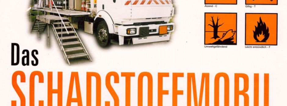 Das Schadstoffmobil kommt!