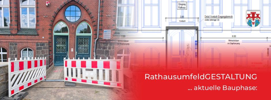 Bauarbeiten am Rathaus gestartet – Einschränkungen für Besucher