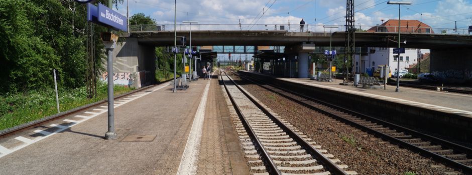 Lärm und Staub um den Bahnhof Mainz-Bischofsheim
