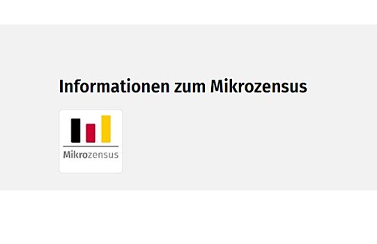 Mikrozensus 2026 startet